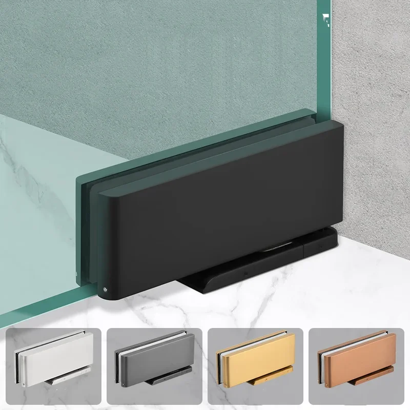 GT-A01 Free Of Chamfer GLASS Door Floor Spring Hidde Groove-free   Frameless Ninety Degree Positioning Floor Spring Hinge