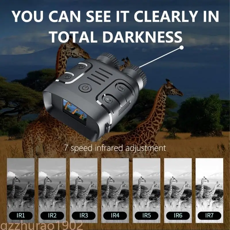 

97QB Day and Night Binocular Night Binoculars Save Photo & Video IPS Screen Night Goggles for Travel