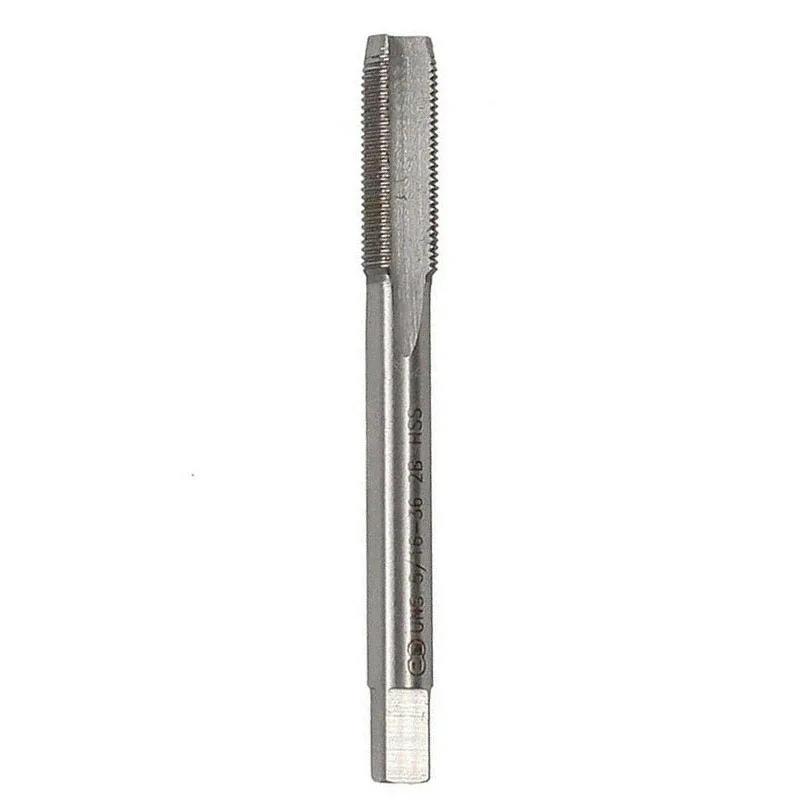 HSS Engineering Tool right hand thread tap measuring at size of 5/16 with a fine pitch of thirty six threads per inch