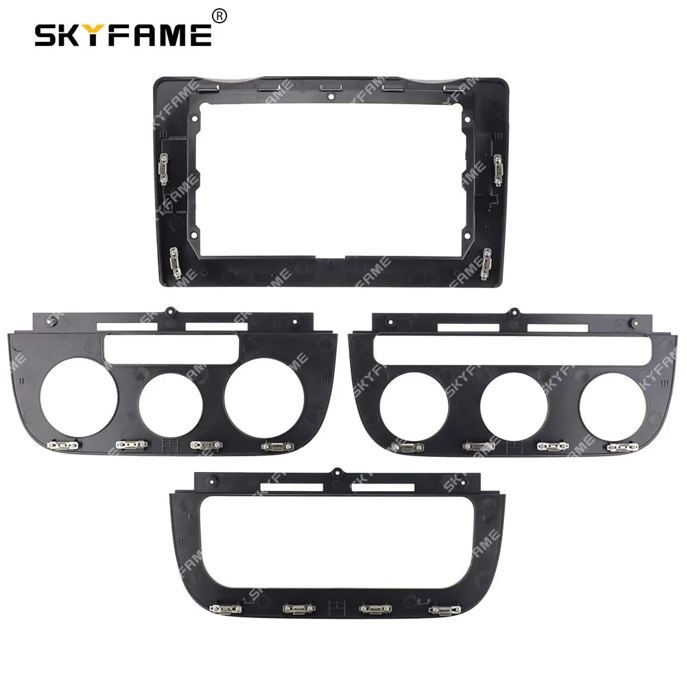 SKYFAME Car Frame Fascia Adapter Canbus Box Android Radio Dash Fitting Panel Kit For Volkswagen Jetta Bora Sagitar Gold Vento