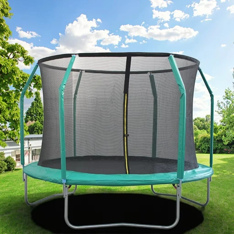 

High Quality Outdoor Trampoline Large Foldable Soft Jump With Safe Protective Net Stable For Sports
