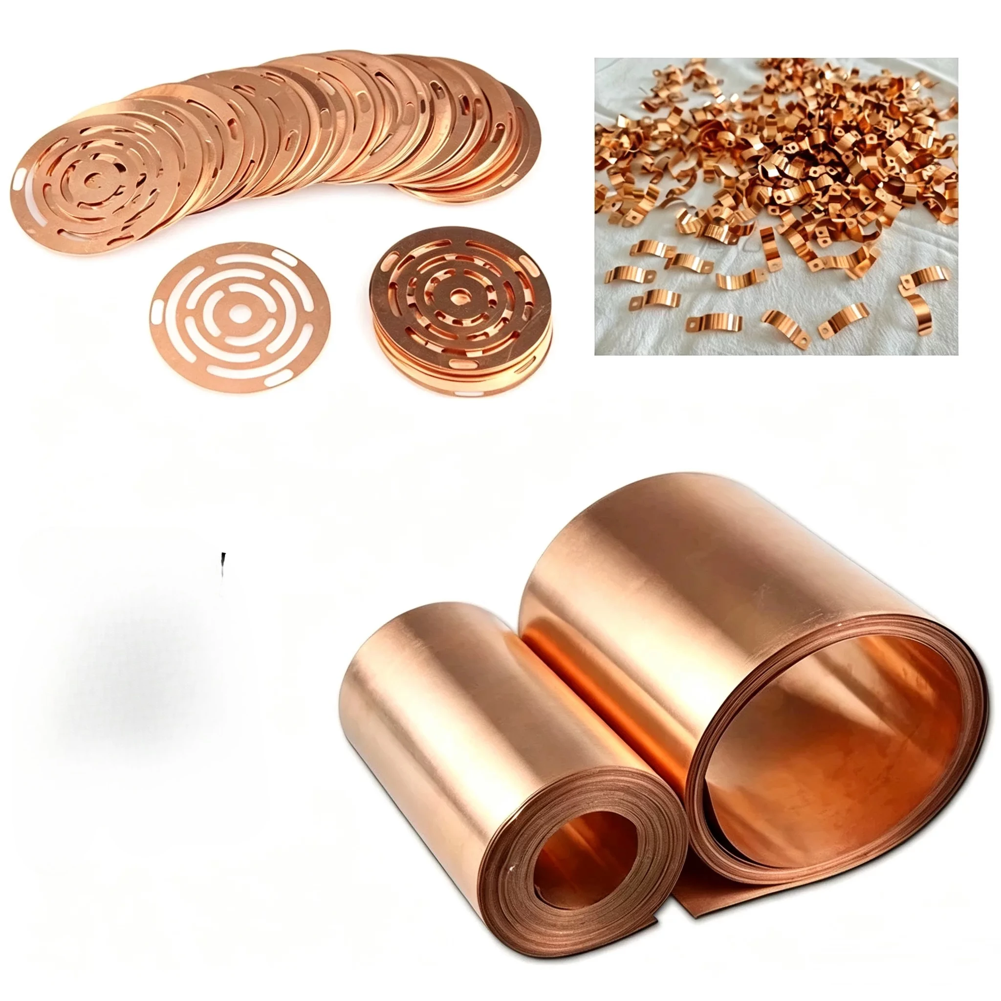 C17200 Beryllium Bronze Sheet, Half Hard & Full Hard, Precision Slitting, 380-410HV, Multiple Size 2/3/4/5/10/20mm Copper Plate