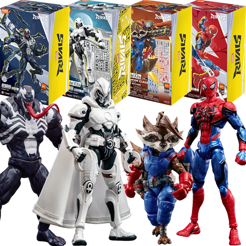 BLOKEES Original Spider Man Venom Marvel CHAMPION CLASS Version Action Figure Joint Movable Assembled Movie Model Toys Gift