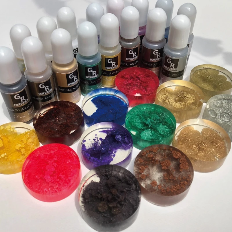 Metallic Pigment UV DIY Resin Dye Alcohol-Based Concentrated Paint Colorant