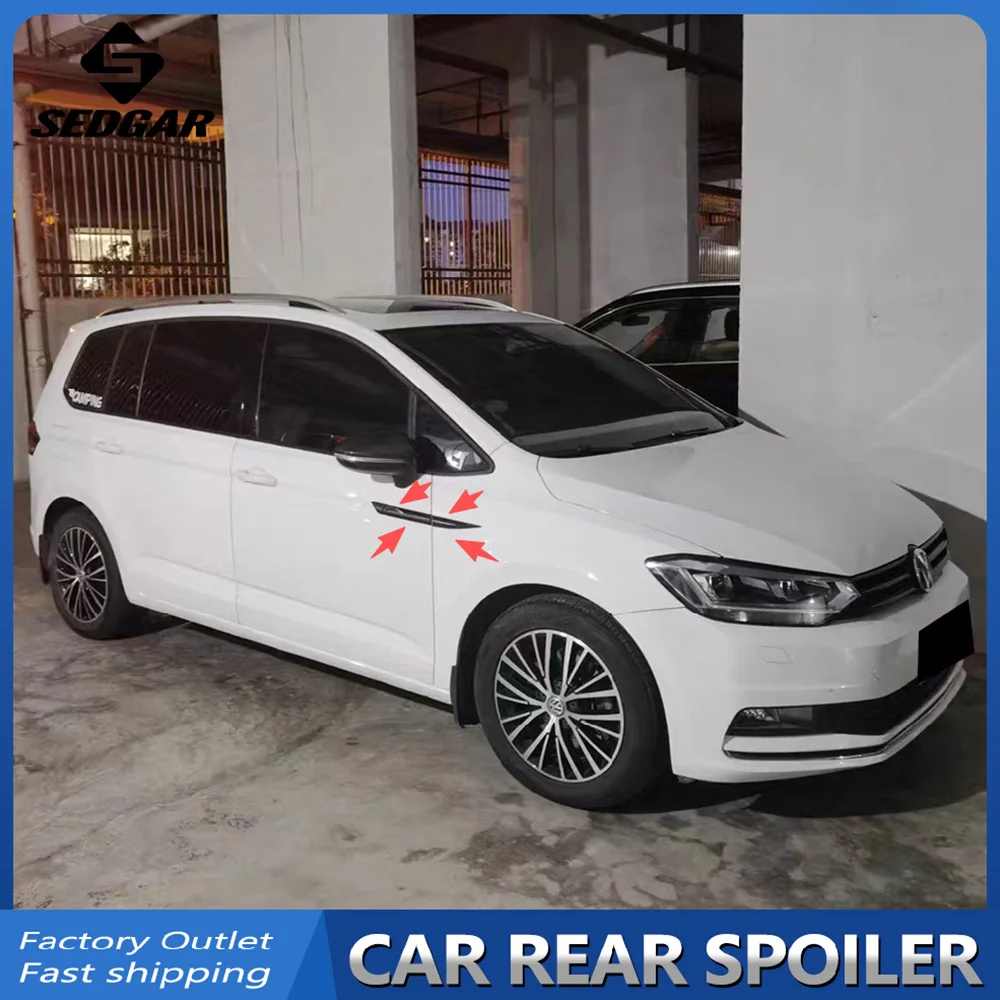 Car Styling For Volkswagen Touran L  2016-2023 Car Original 4 Motion Emblem Original Door Side Emblem Sticker Cover Trim Strip
