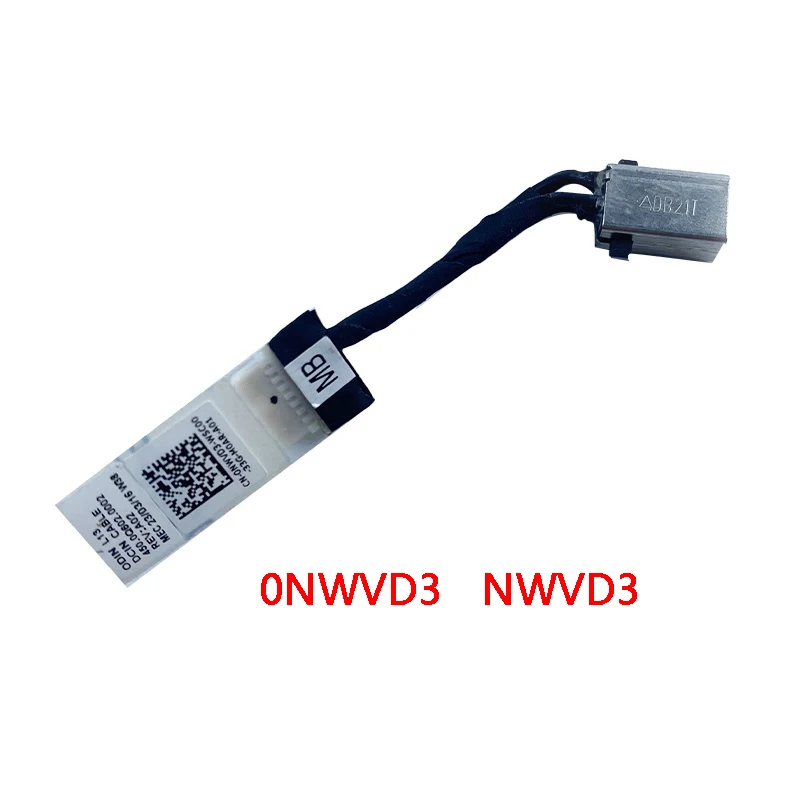 6pcs New Genuine Laptop DC Power Jack for DELL Latitude 3330 2-in-1 0NWVD3