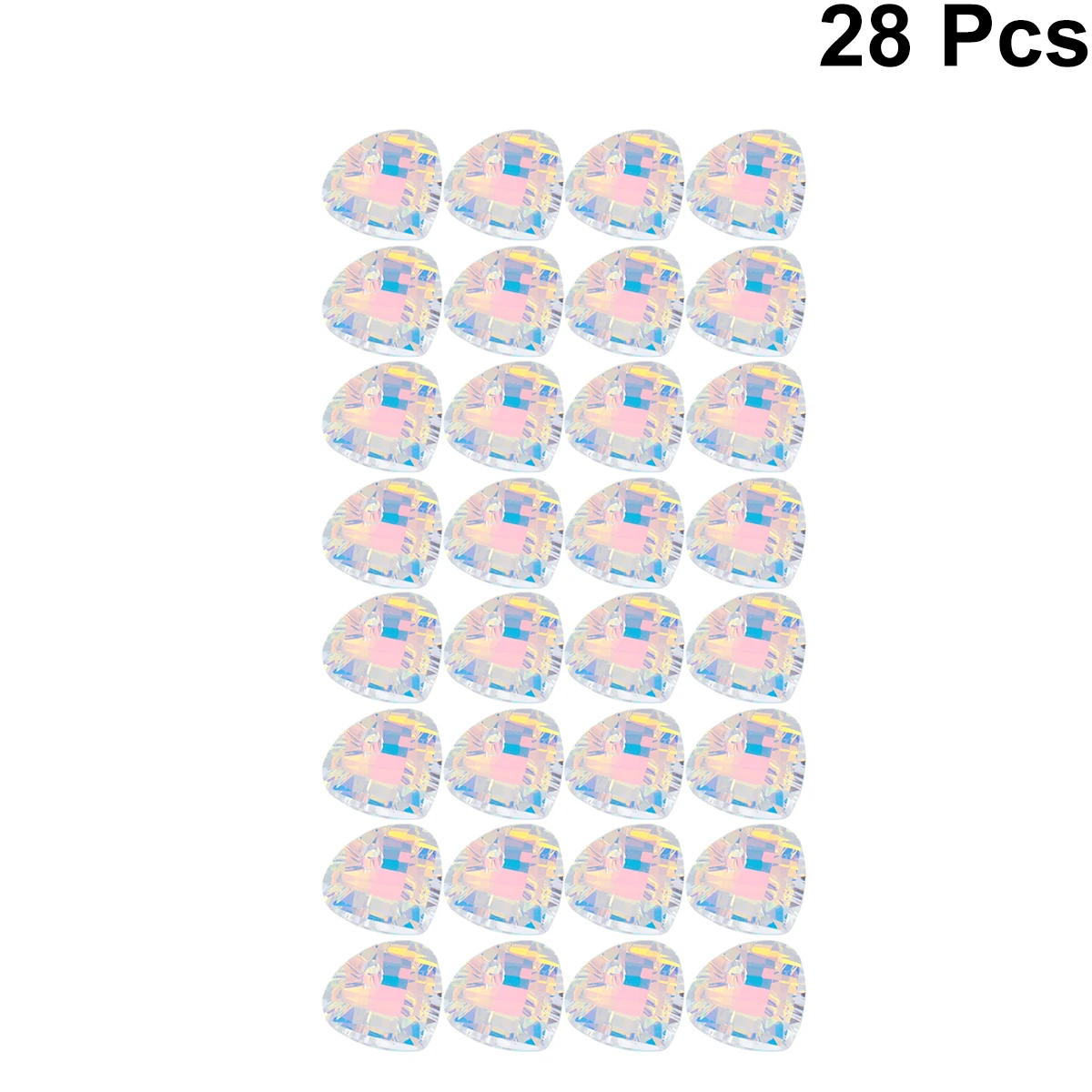 

28pcs Stained Glass Pendant DIY Charms Jewelry Making Pendants Necklace Handmade Accessories Gift Idea Creative