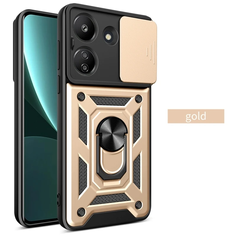 

Shockproof Armor Case For Xiaomi Poco X3 Pro Funda Ring Holder Slide Lens Protect Covers for xiaomi 11t pro