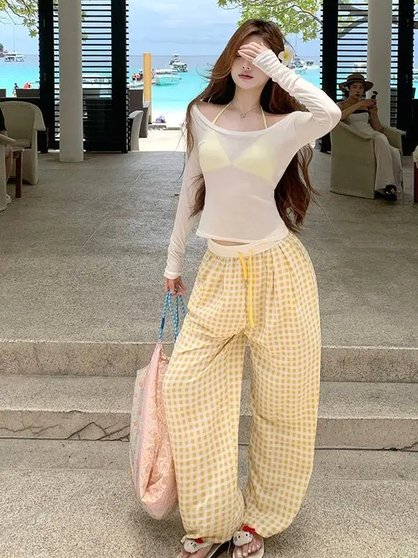 

Sexy Bikini Swimsuit Women's Pure Desire Korean INS Sle Small Chest Slimming High End Island Vaion Girl's Bikini