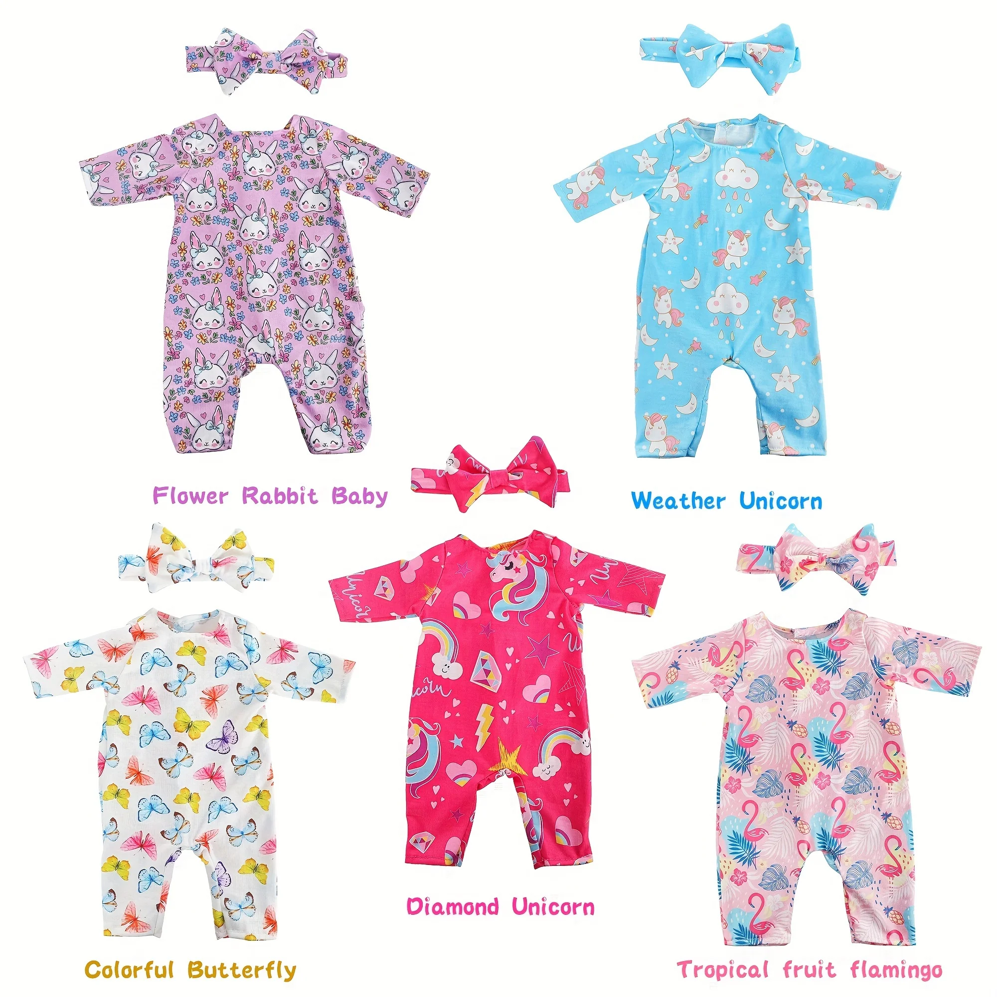 

Kawaii Plush Clothing Accessories For 43cm Born Baby Doll,18 Inch American Doll Girl's Toys,Birthday Christmas Gift