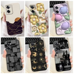 For Oppo A57S Case A57 A77 4G Silicone Case For Oppo A57 A57E A57S Fashion Flower Back Cover For Oppo A57 4G Coque CPH2387 Funda