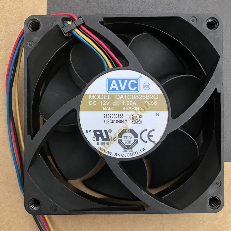 

AVC 8cm PWM 8025 12V 1.60A DATC0825B2G Powerful large air volume cooling fan air blower