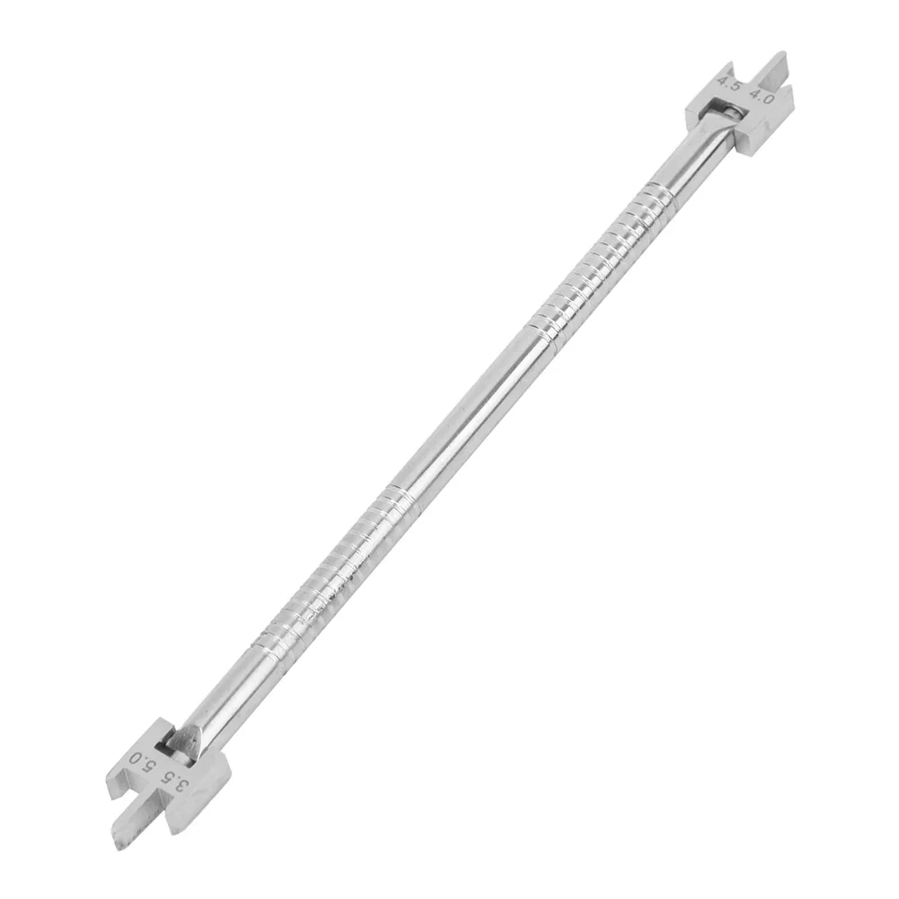 Adjustable Stainless Steel Dental Rod Tools Orthodontic Materials Bracket Double Fork Head Positioning Height Gauge Instrument