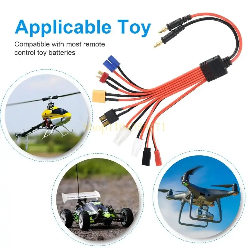 Best Seller MultiDevice Cable 8Outputs XT60 Banana Plugs For Robotics Models