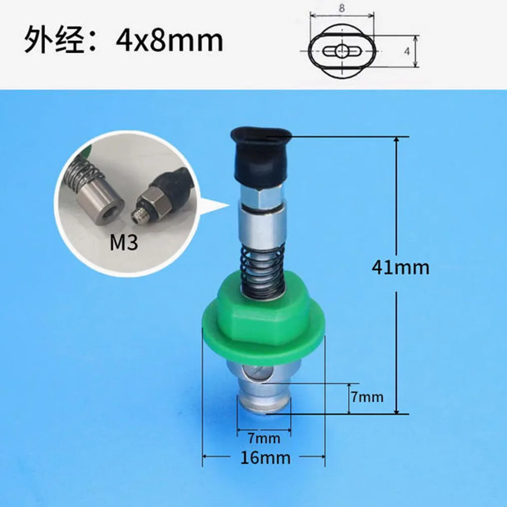 SMC Vacuum Cup Oval Rubber/Silicone Suction Nozzle 3C Component Pick Up Gripper for Robot Arms SMT Mounter JUKI Nozzle