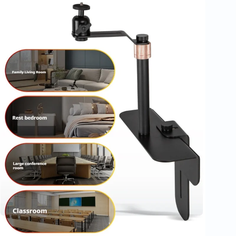 Projector Stand Holder Aluminium Alloy Bedside Desk Table Easy Installation Sofa Adjustable Projector Bracket Support Rotatable