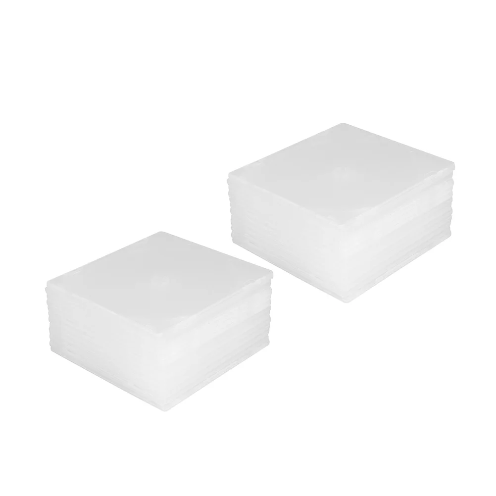 

20 Pcs CD Storage Box Protective Case Organizer Single Sleeve DVD Multipurpose Container