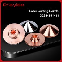 Raytools Laser Nozzle Single Double Layer D28 M11 Caliber 1.2 1.5 2.0 2.5mm for Fiber Laser Cutting Machine BT240 BM114 BM110