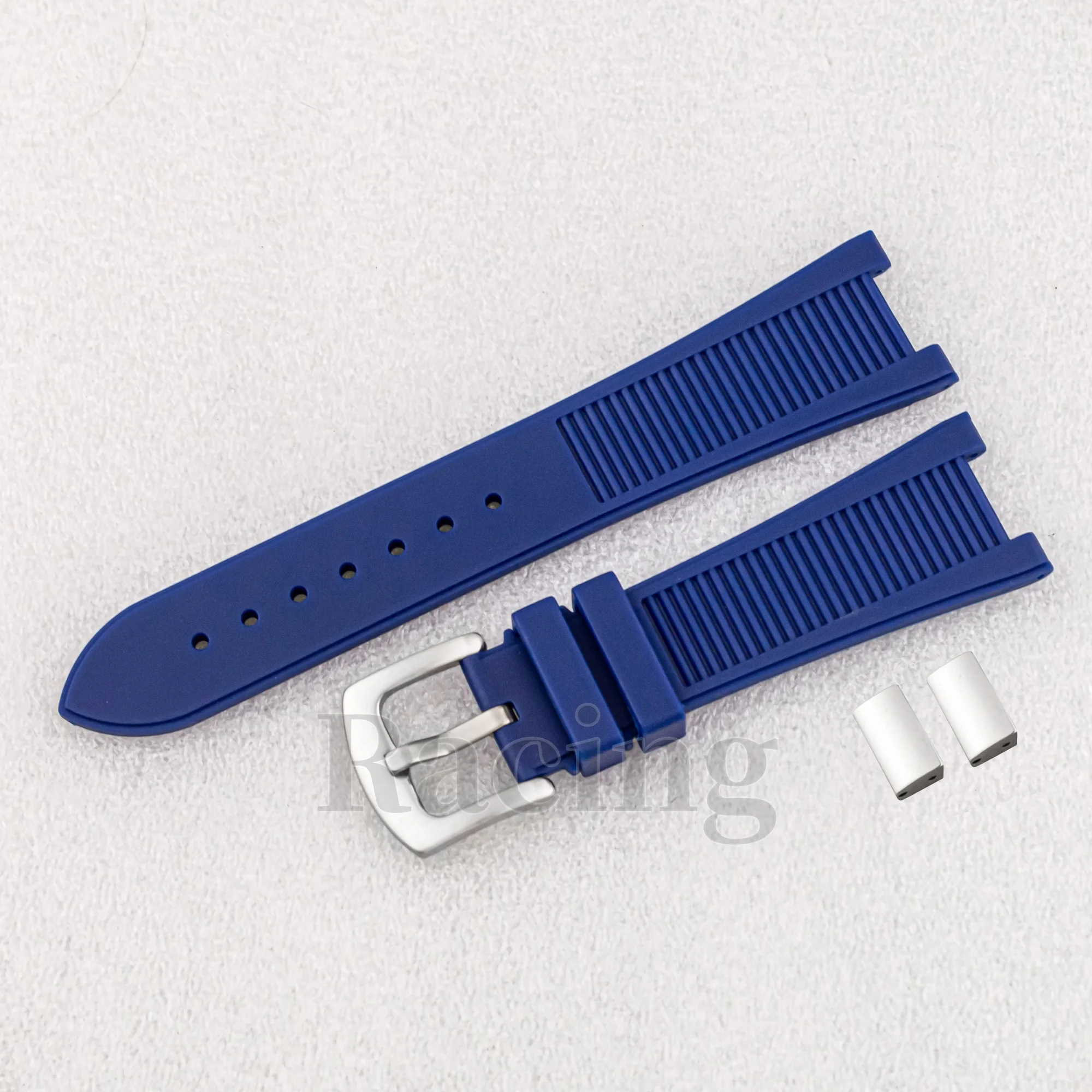 25mm Watchband NH35 Watch Strap for Nautilus 41mm Case Watch Accessories Repair Tool Rubber Wristband Man's Watch Bracelet