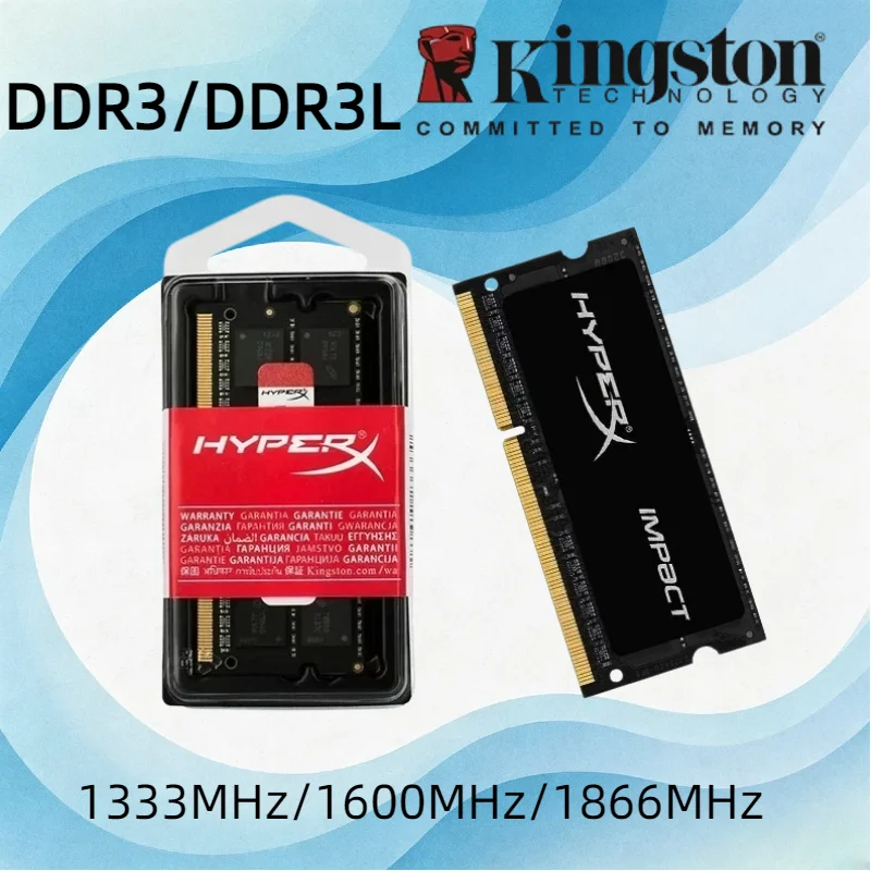 

Kingston DDR3L DDR3 PC3 Standard SODIMM Ram 4GB 8GB 1333Mhz-1866Mhz Low Power Notebook Dual Channel Memory