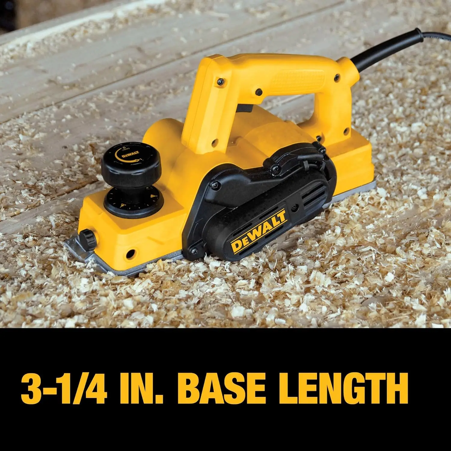 DEWALT Hand Planer, 5.5-Amp, 3-1/4-Inch (D26676)