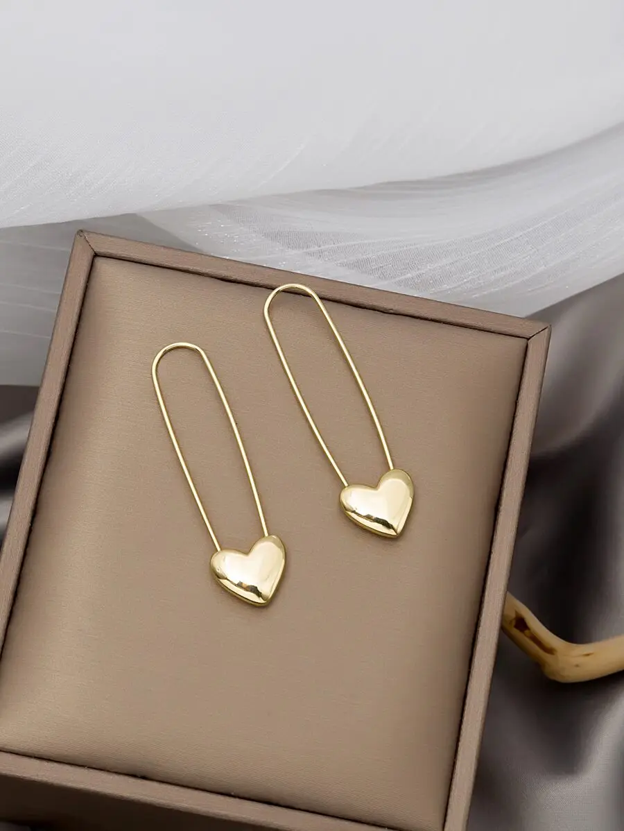 

Heart Shape Drop Earrings For Women Romantic Valentines Day Jewelry