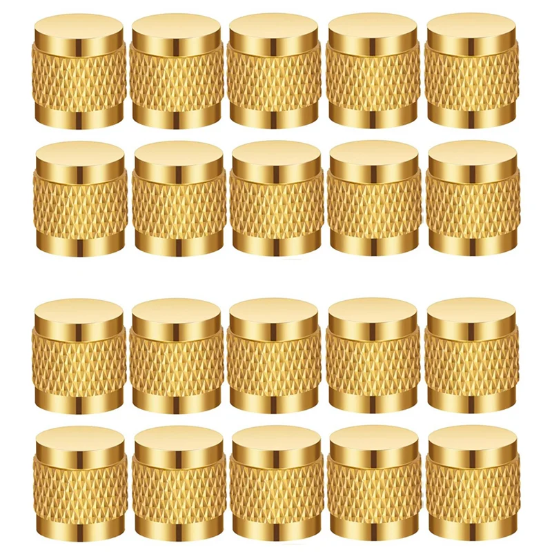 

Крышка раструба T98C-1/4, круглая латунь с уплотнительным кольцом из неопрена, крышка клапана HVAC, крышка замка хладагента, крышка замка HVAC, 20 шт.