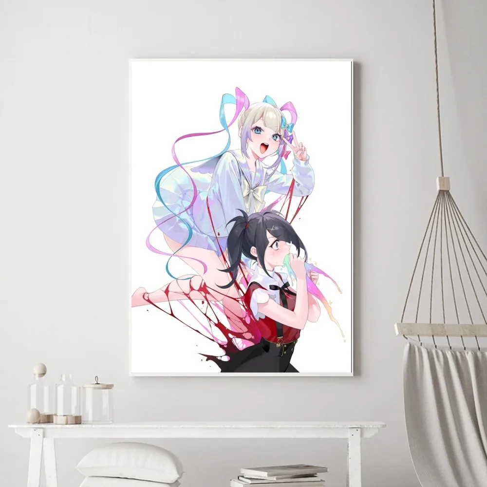 ملصق لفتاة بحاجة إلى جرعة زائدة ، لوحة جدارية ، غرفة نوم ، غرفة معيشة ، بار ، مطعم ، ملصق ، صغير ، مطبوعات