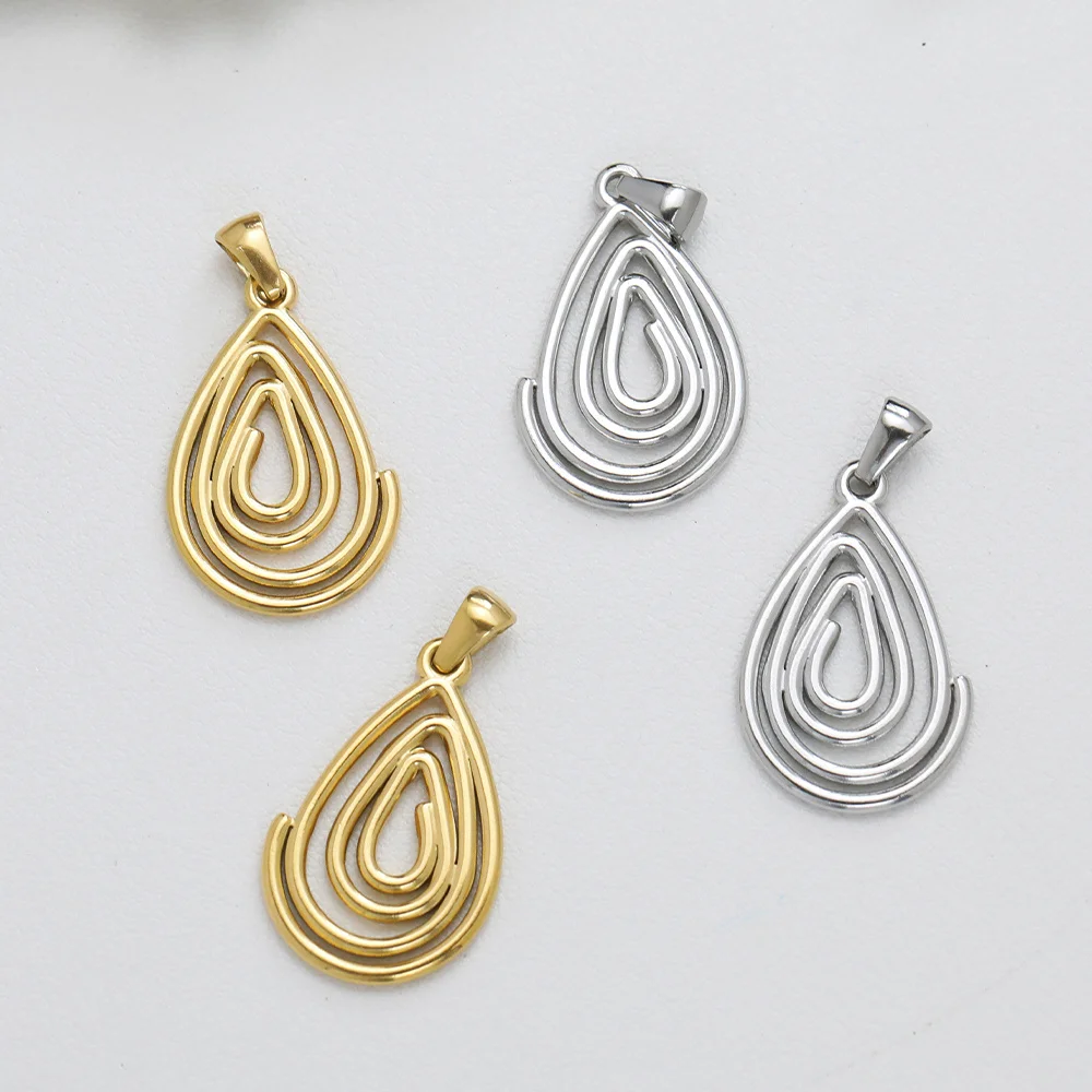 

Cordial Design 50Pcs 18*34MM Charms/Stainless Steel/Water Dropr Shape/DIY Earrings/Hand Made/Jewelry Findings/Pendant #195158