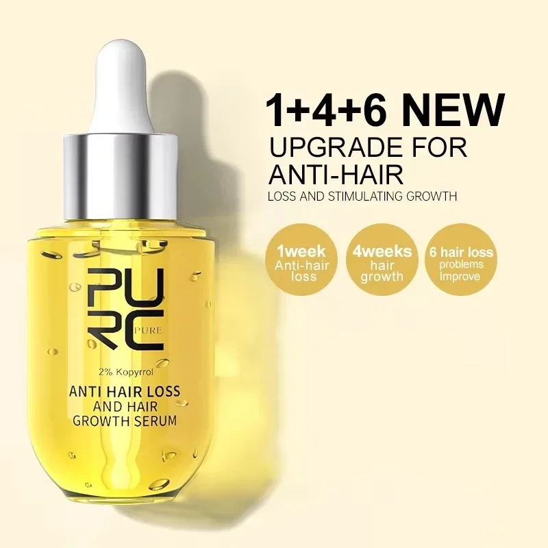 Hair Growth Serum Growing Hair Essential Oil Beauty Hair Care Dense Regrowth Ginger Promoting Regeneration
