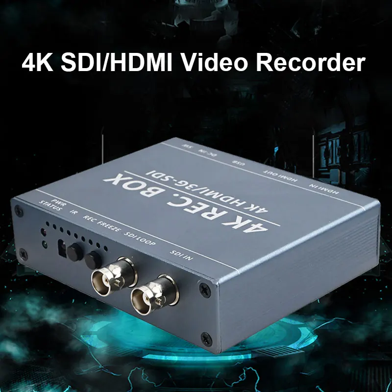 SDI HDMI Video Recorder 4K Signal Input SDI Loop-Out Portable HDD & Flash Disk Compatible Direct Sales OEM/ODM