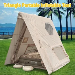 Triangle Inflatable Camping Tent Easy Setup 4 Season 2 Persons Waterproof Windproof Outdoor Tent portable house hiking fishing