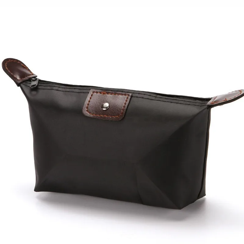 Women Foldable Candy Color Dumpling Travel Cosmetic Storage Bag view 2