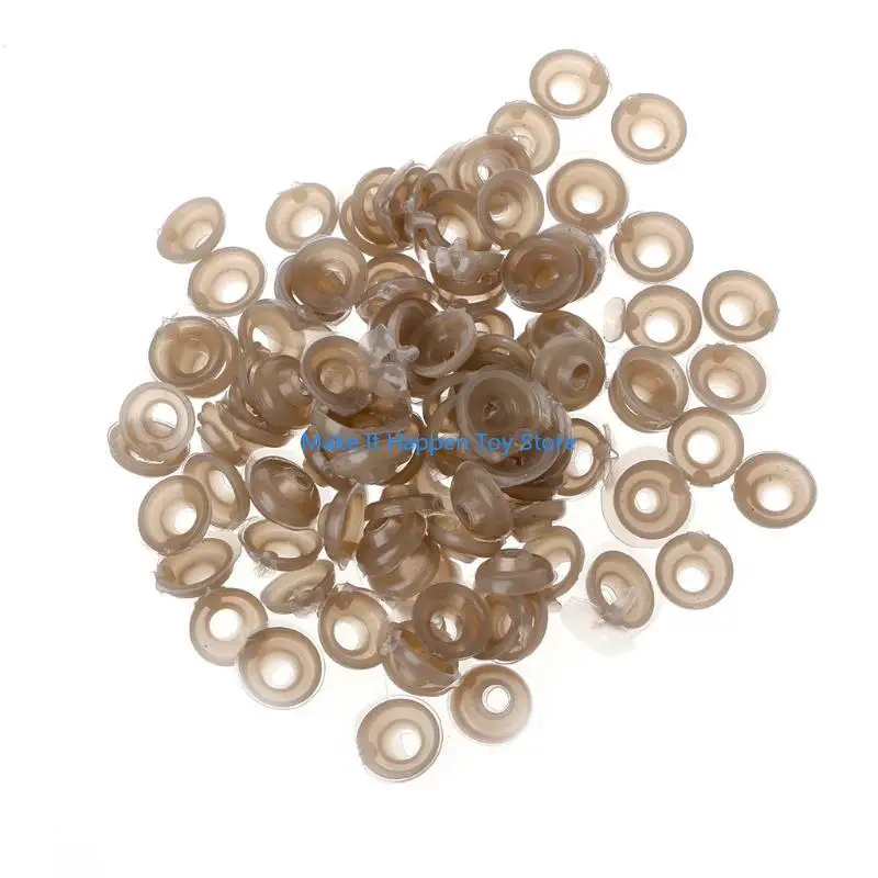 

28EC 100Pcs Plastic Safety for Triangle Noses For Animal Puppet for