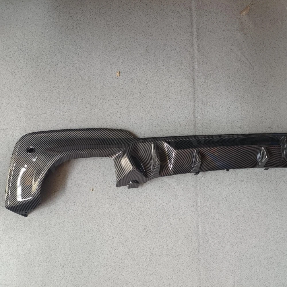 شفة ممتصة للصدمات خلفية سوداء لامعة من الكربون لسيارة BMW X3 G01 M Sport 2018 - 2020 شفة ممتصة للصدمات للناشر الخلفي #2
