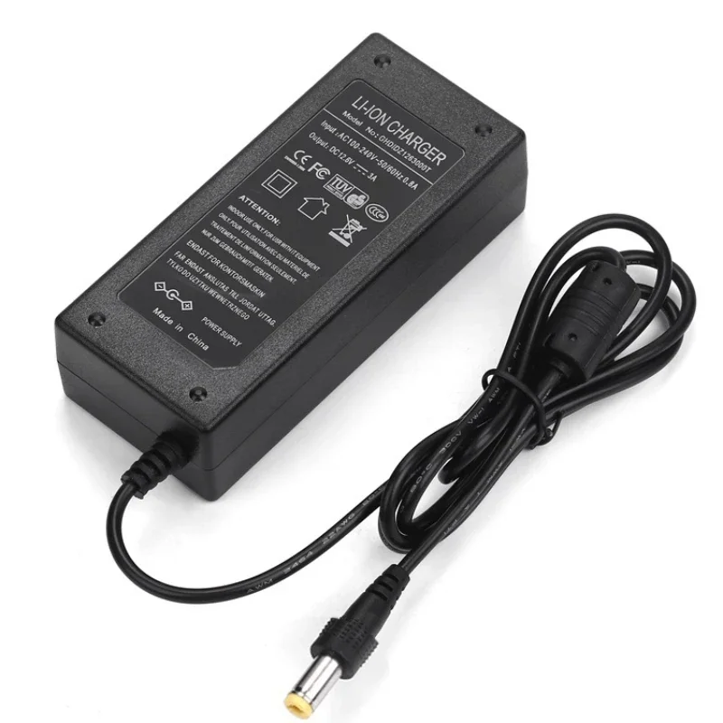 8.4V 12.6V 13.8V 16.8V 2A 3A Power Supply Adapter AC 100-240V Lithium Battery Charger for Lithium Polymer Battery Pack