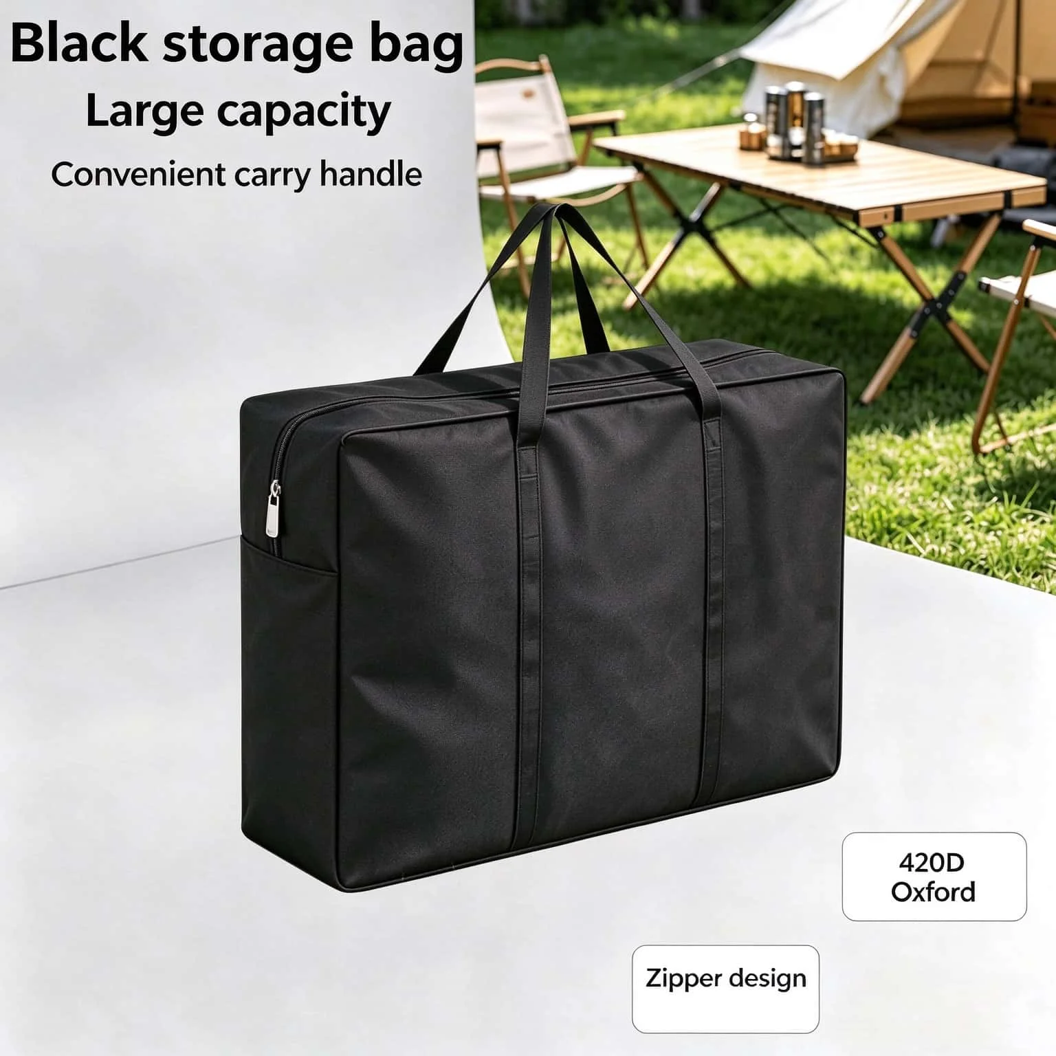 Large Capacity Oxford Cloth Water Table Storage Bag Suitable for Outdoor Picnics and Camping Folding Table Portable Bag