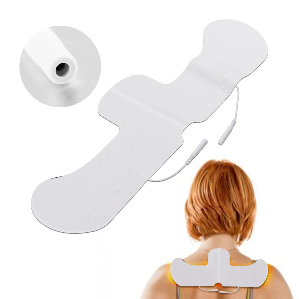 EMS Electrode Pads for Back Shoulder Waist Needle 2 MM Plug Muscular Acupuncture Muscle Stimulator Massager TENS Pad Health Care