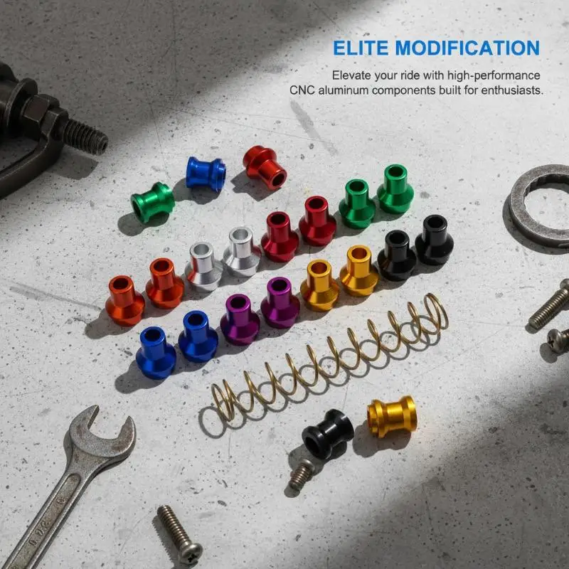 Motorcycles Colorful Universal Telescopic Brake Springs Stainless Steel Retractable Compression Brake Springs Aluminum Head