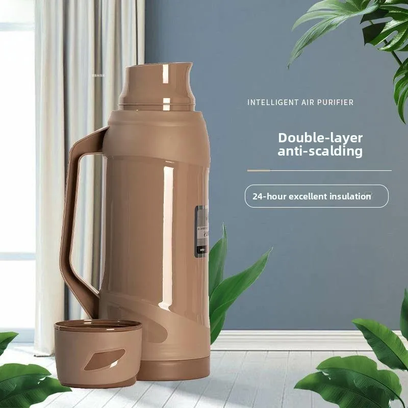 

Для домашнего использования, 20 л, пластиковая изолированная бутылка для горячей воды, стеклянная внутренняя часть Dormi, студенческий горшок для теплой воды, термобутылка из нержавеющей стали