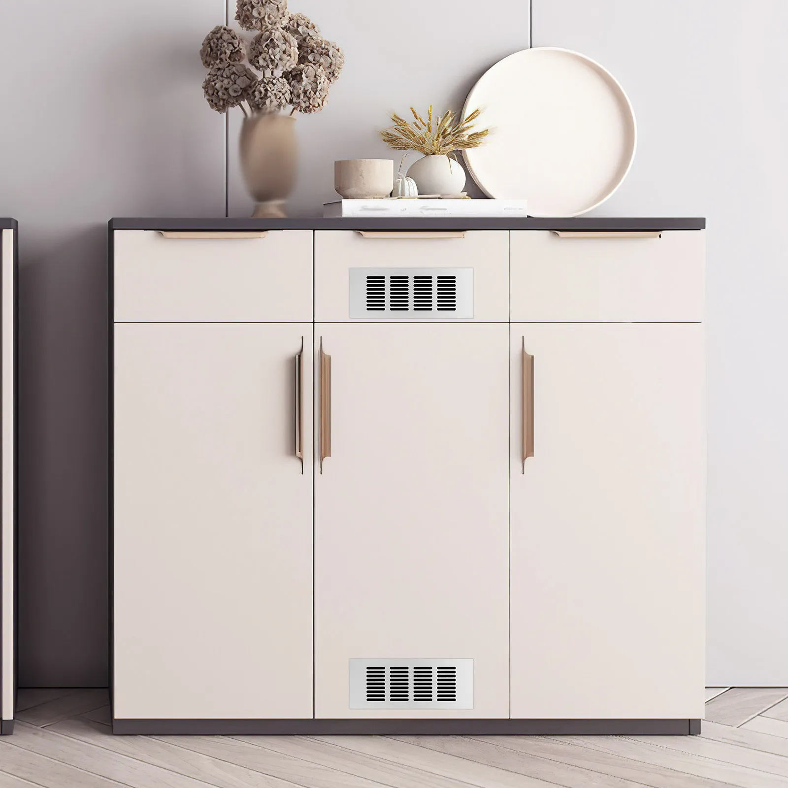 

2 шт. вентиляционные решетки из алюминиевого сплава прямоугольной формы для шкафов, обувниц, кухонь и ванных комнат