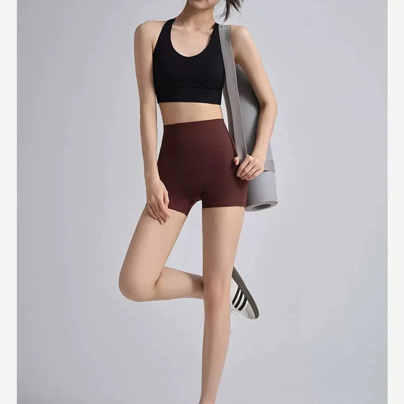 Nahtloser Sport-BH für Damen mit festem Brustpolster, stoßfest, für hochintensives Pilates-Training, Yoga, schöner Fitness-BH-Anzug – Detail 9