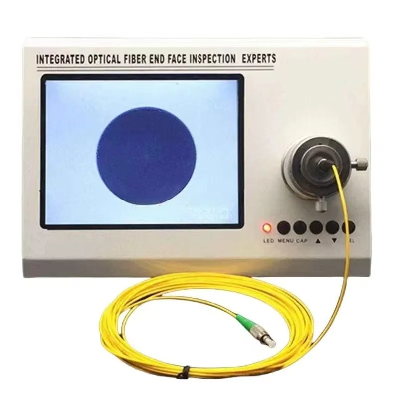 معدات اختبار المجهر للكشف عن نهاية الألياف المتكاملة عالية الجودة لكابلات الاتصالات SC/LC/FC/MPO/E2000 #4
