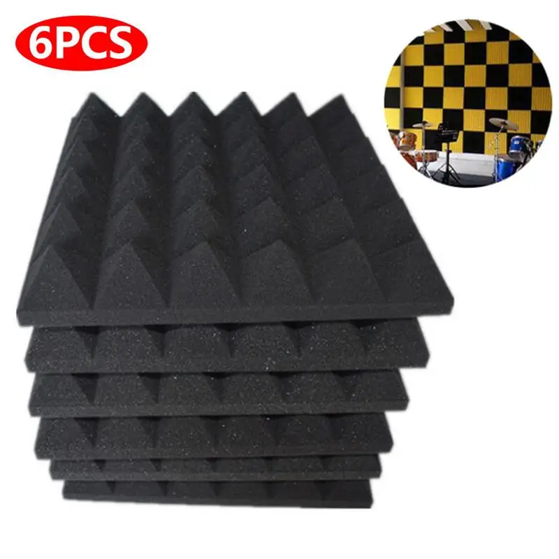 Studio Acoustic Panels Sound Proof Insulation Absorption Treatments Wall Panels Sound Deadening Padding Foam Board For KTV Room