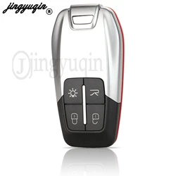 Jingyuqin 4 Pulsante Smart di Lusso Chiave A Distanza Dell'automobile Borsette Caso Fob Copertura Per Ferrari 458 588 488 GTB Uncut Lama di ricambio