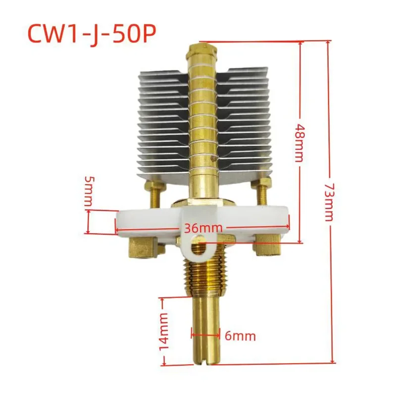 for CW1-J-50P High-Frequency Precision Ceramic Wide-Gap Air Variable Single Capacitor 50PF