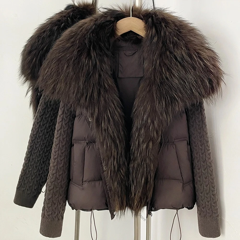 Women Puffer Jacket Relaxed Fit Quilted Down Filled Outerwear Cold Protection Street Style Office Wear Winter Snow Season Coat