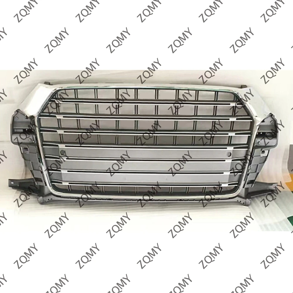 

With/Logo For Audi Q3/Q3L 2016 2017 2018 Car Front Bumper Grille Centre Panel Styling Upper Grill (Modify SQ3 style)