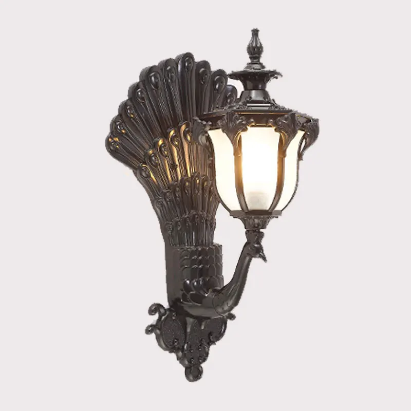 

European Retro Garden Villa Entrance Balcony Corridor Terrace Waterproof Wall Lamp