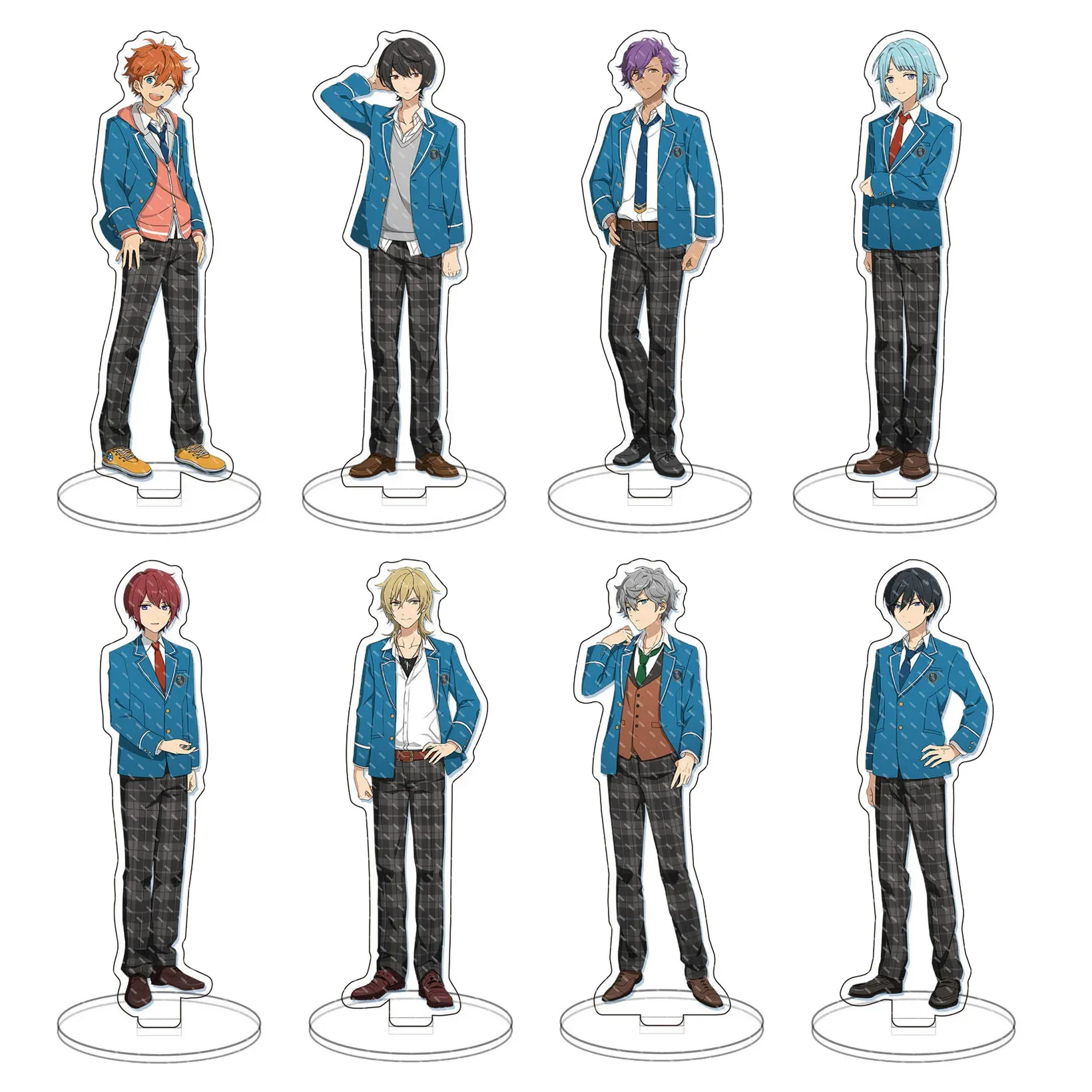 

Anime Cartoon Ensemble Stars Sakuma Rei Printed Acrylic Stand Figure Cosplay Prop Office Desk Decor for Women Men Gift